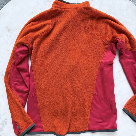 Patagonia R2 RegulatorJacket full zip Mens Small Eclectic Orange High Pile - Picture 10 of 16